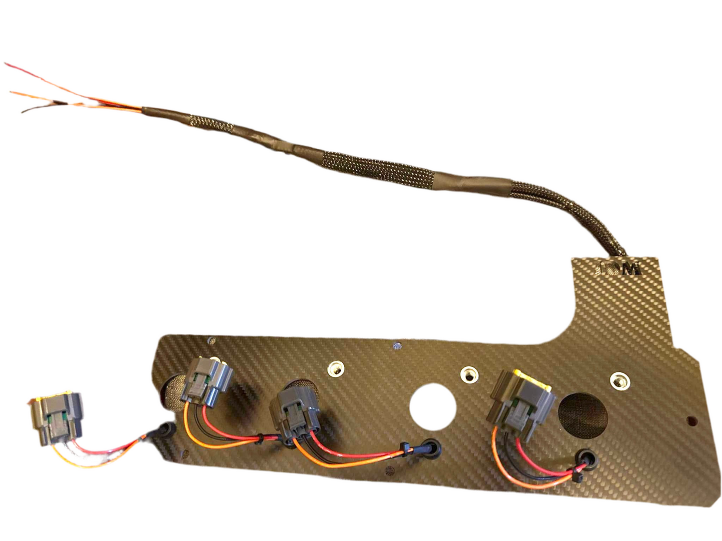 Early Evo 4G63T wiring kit and carbon plate
