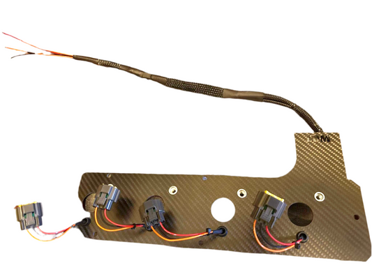 Early Evo 4G63T wiring kit and carbon plate